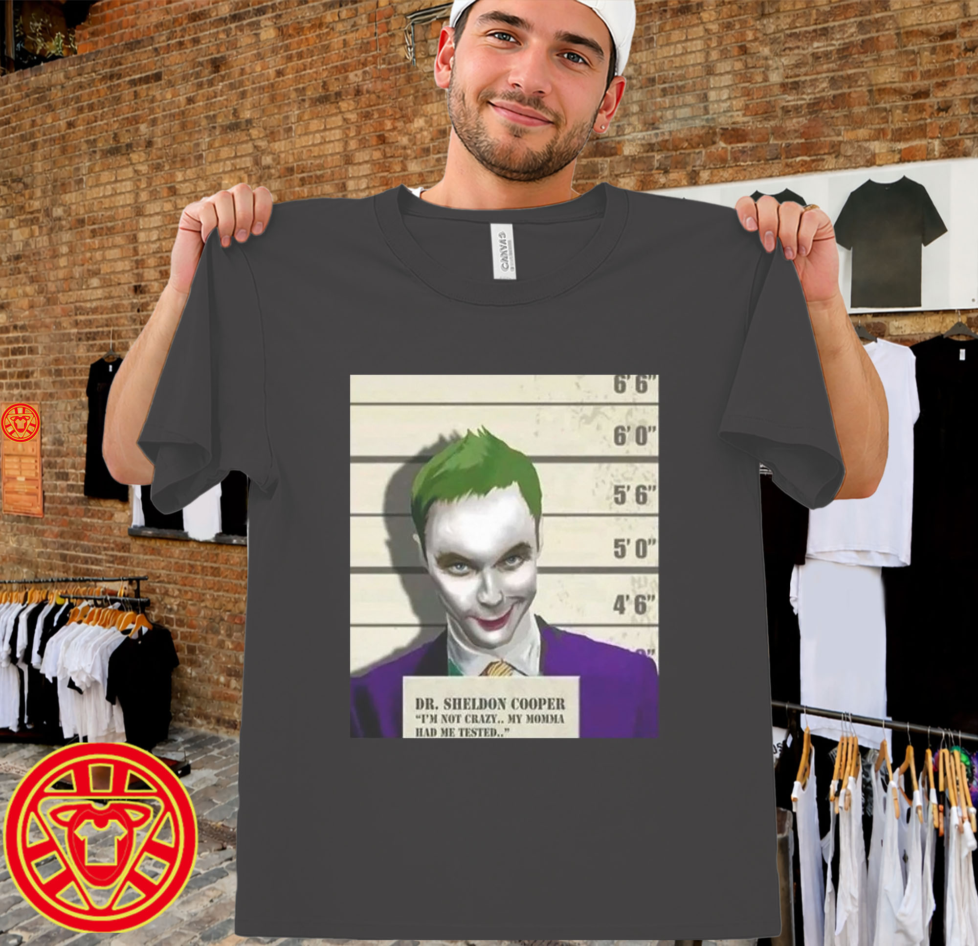 Sheldon Cooper Joker-men-design