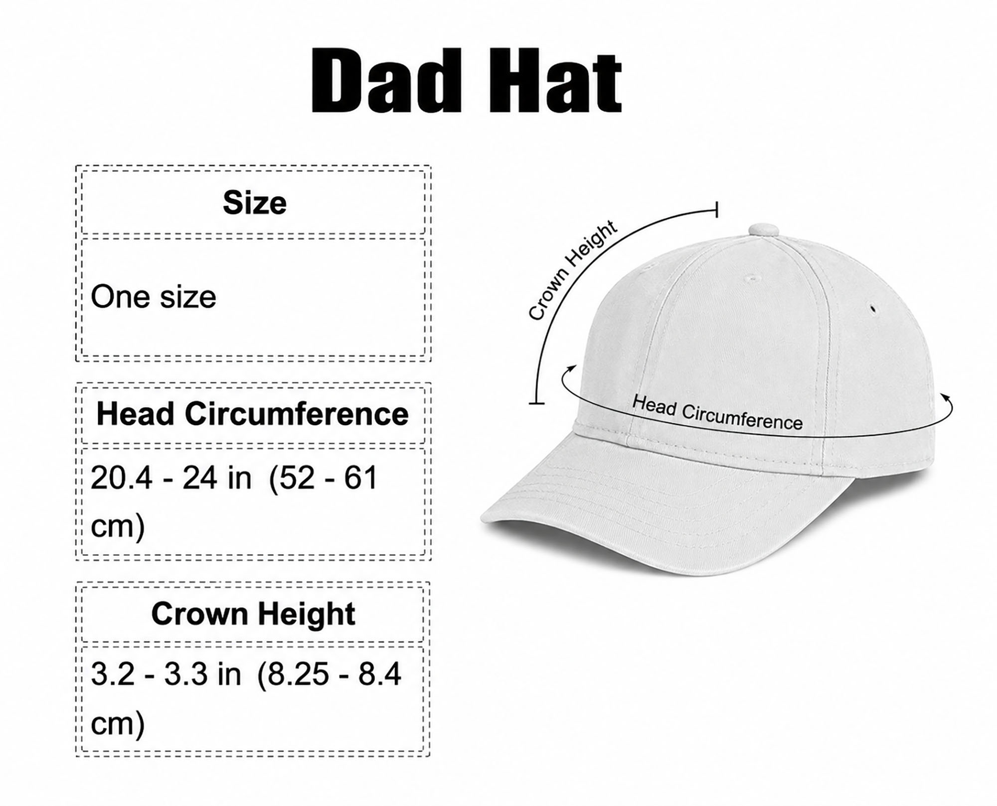 Size Hat DAD