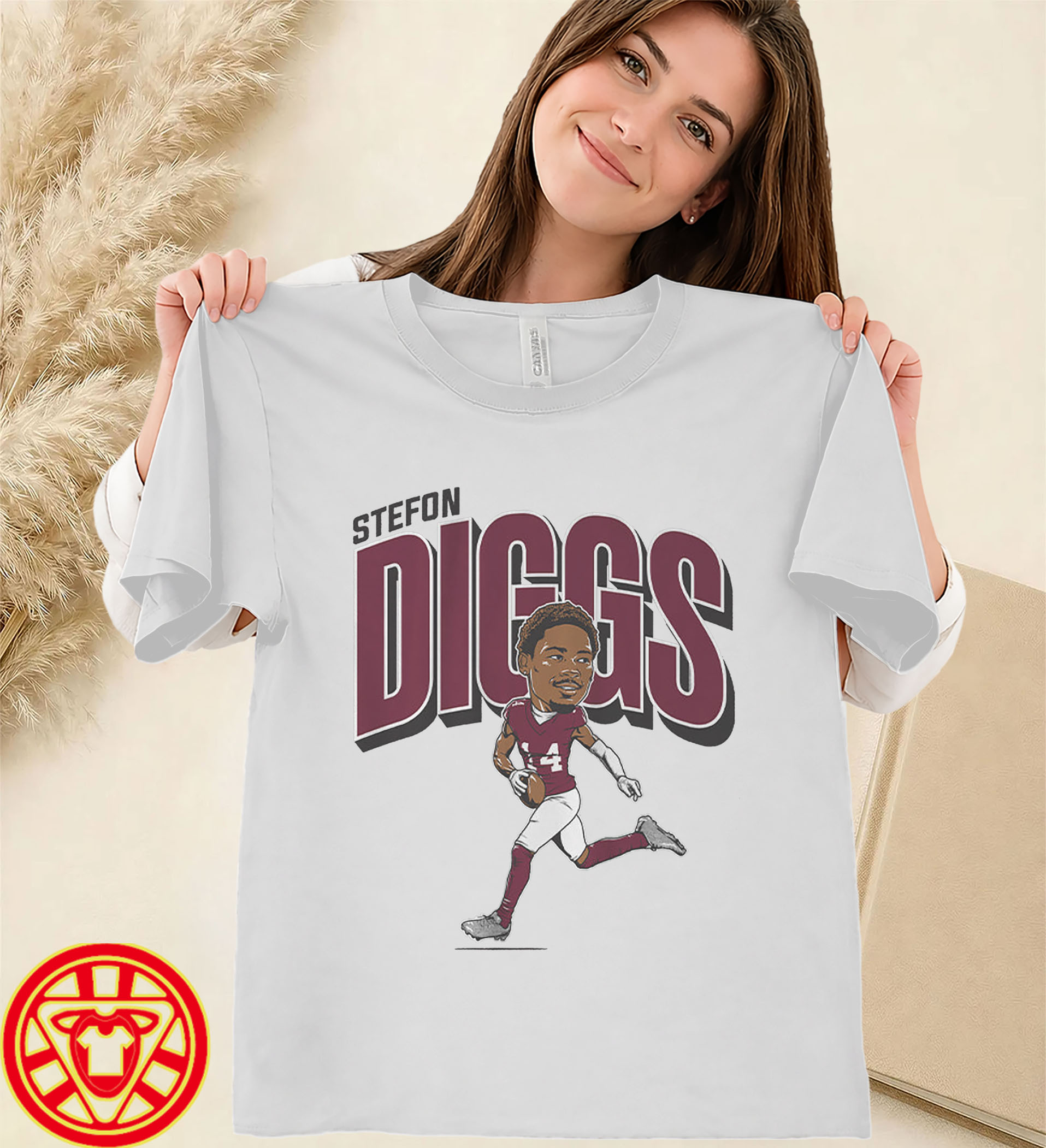 Stefon Diggs Washington Caricature