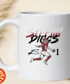 Stefon Diggs Washington Name & Number Pose Tee mug-design