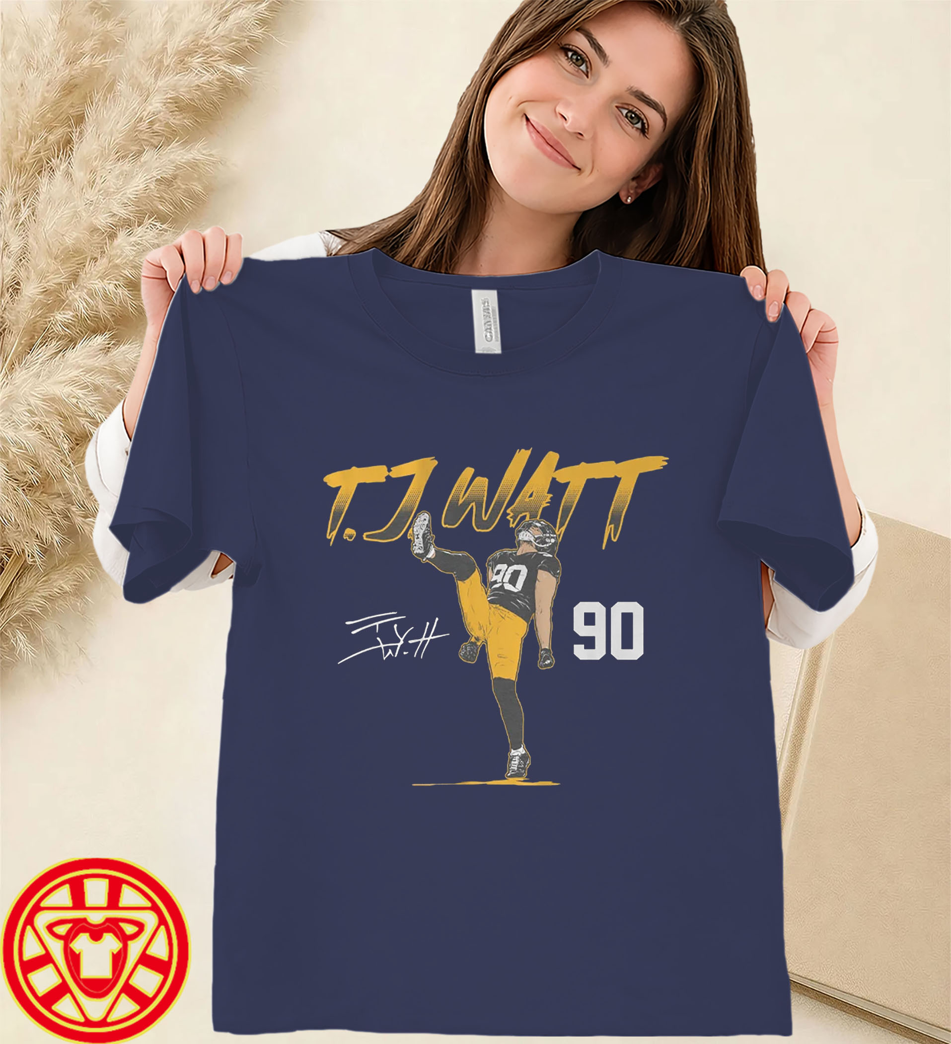 T.J. Watt Name & Number Pose-women-design