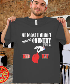 Traded My Country Red Hat-men-design