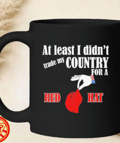 Traded My Country Red Hat mug-design