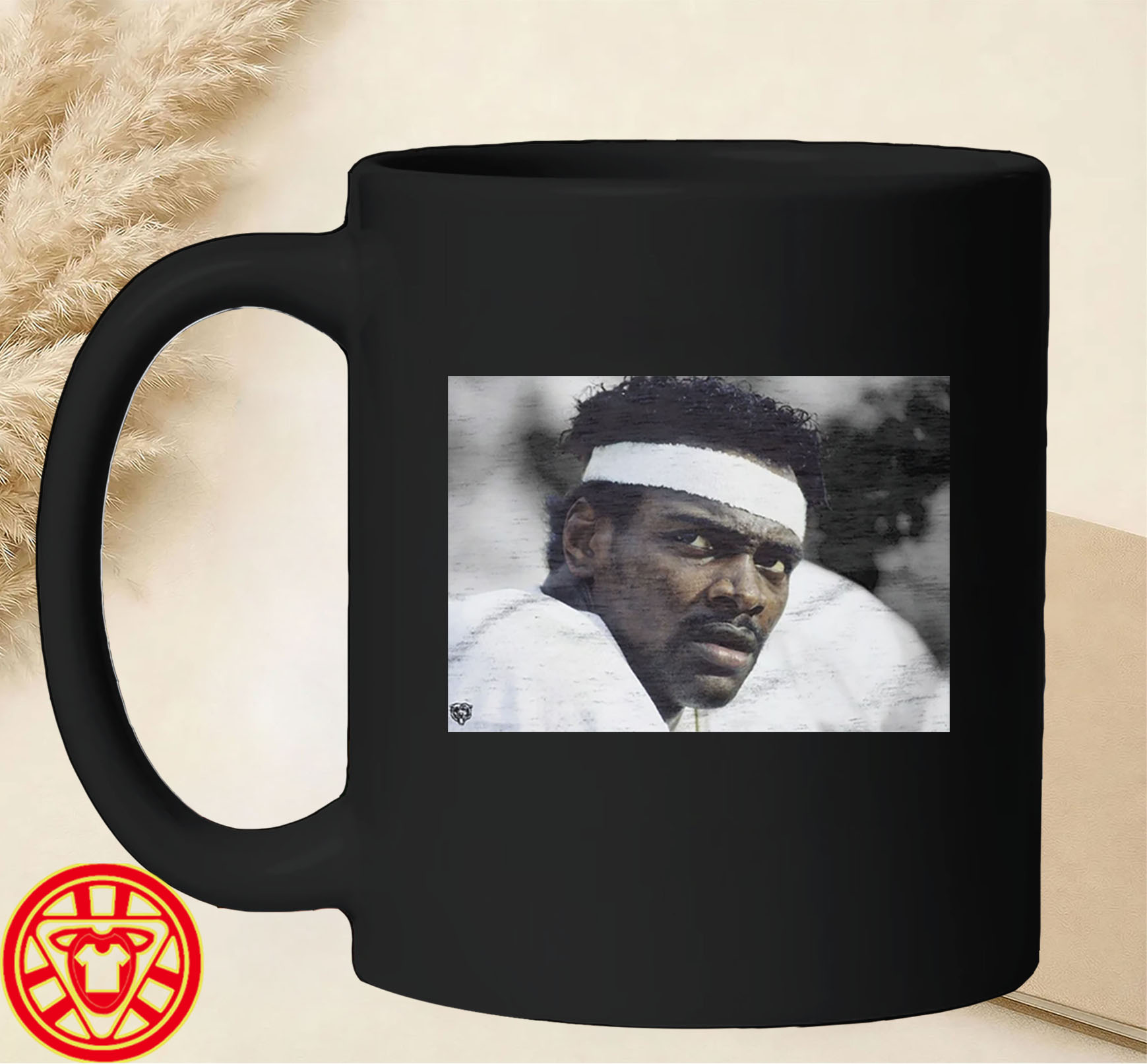 Walter Payton Shirt – Chicago Bears Headband Graphic Tee - Image 3