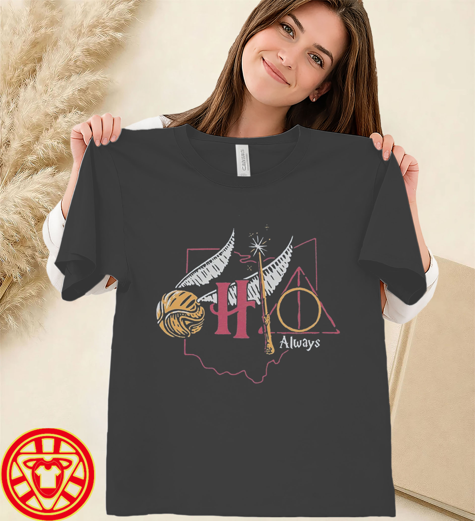 Wizard Magic Fan Graphic Tee-women-design