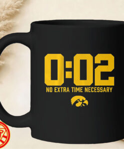 002 No Extra Time Necessary Iowa Football mug-design