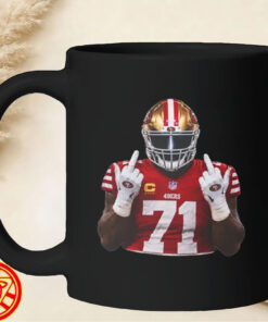49ers Viral Trent Williams Middle Fingers mug-design