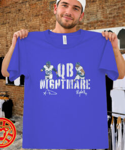QB Nightmare Shirt – Aaron Donald Myles Garrett Los Angeles Rams Tee