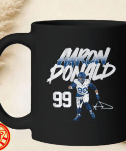 Aaron Donald Name & Number Pose-mug-design