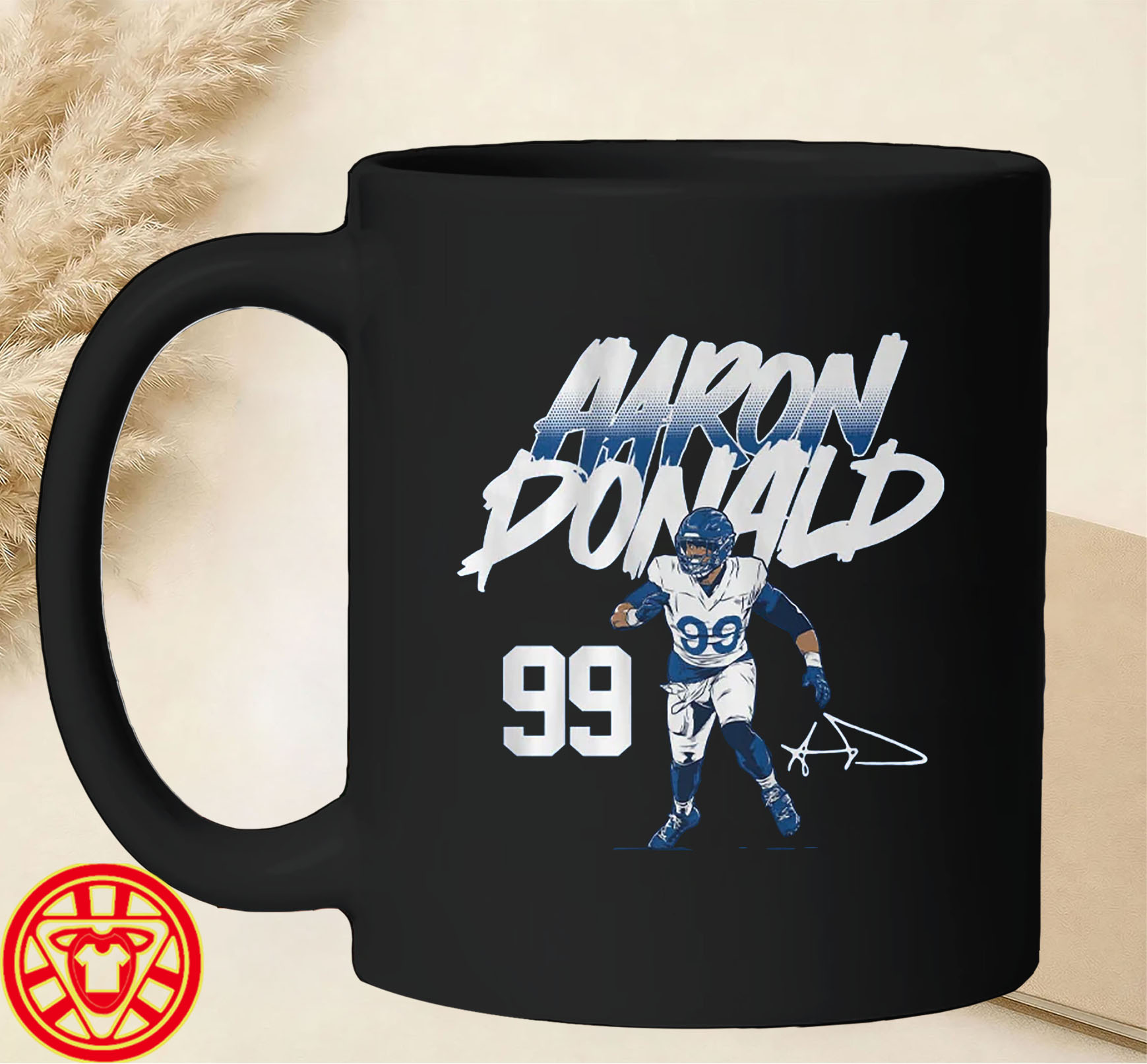 Aaron Donald Name & Number Pose-mug-design