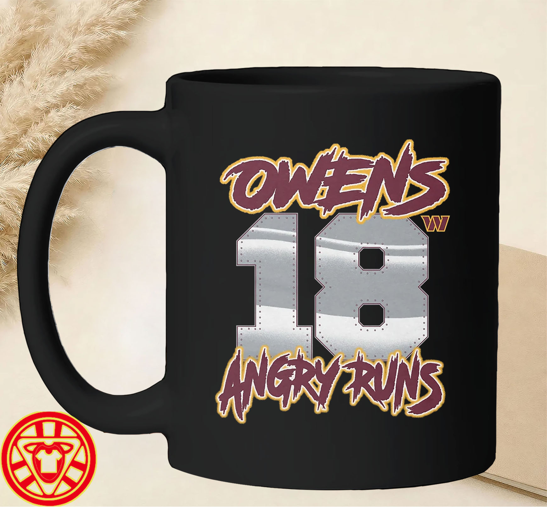 Angry Runs 2026 Commanders Tyler Owens mug-design