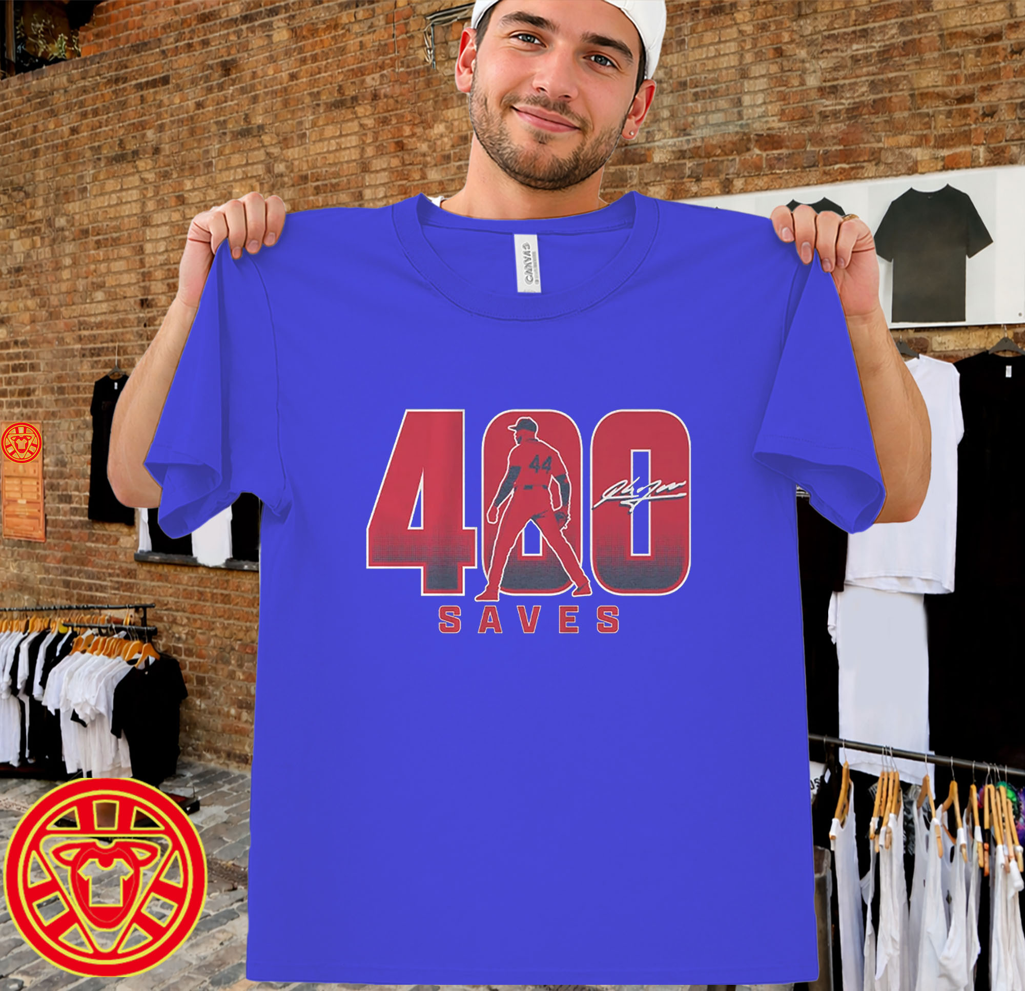 Aroldis Chapman 400 Saves-men-design