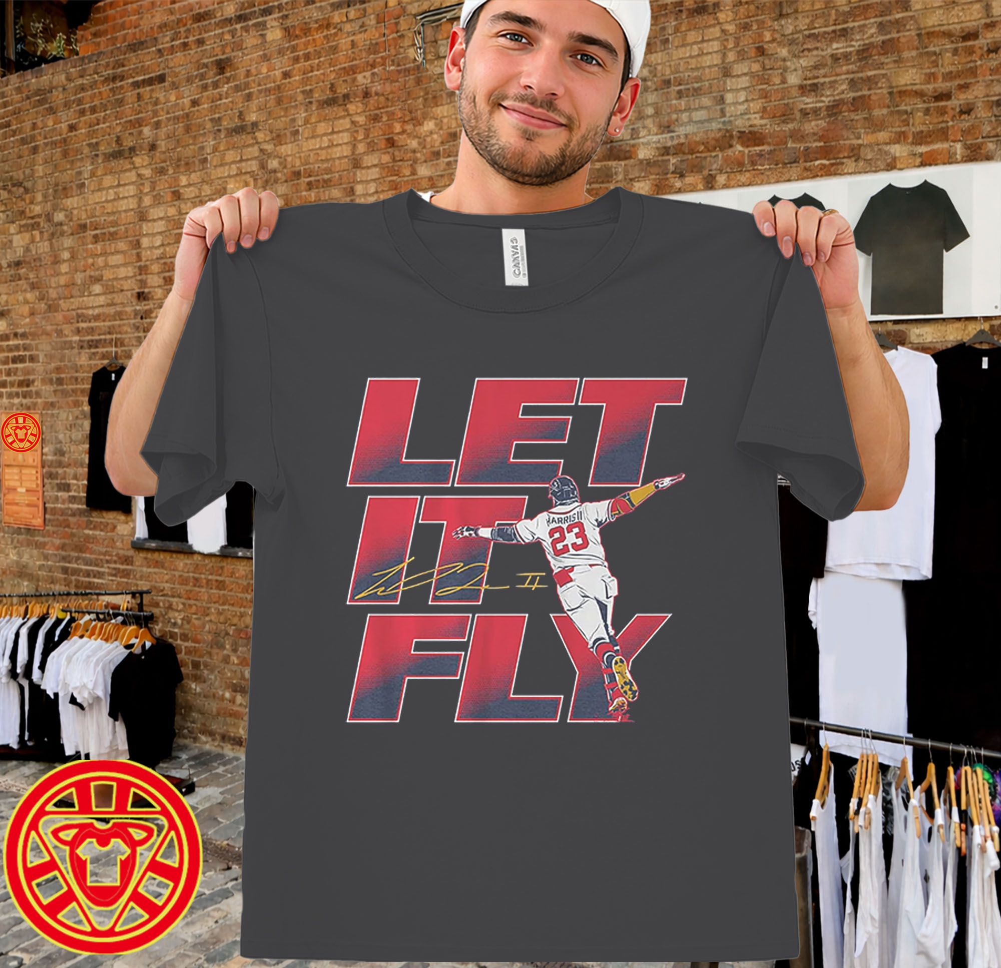 Atlanta Baseball Fly Let It Fly-men-design