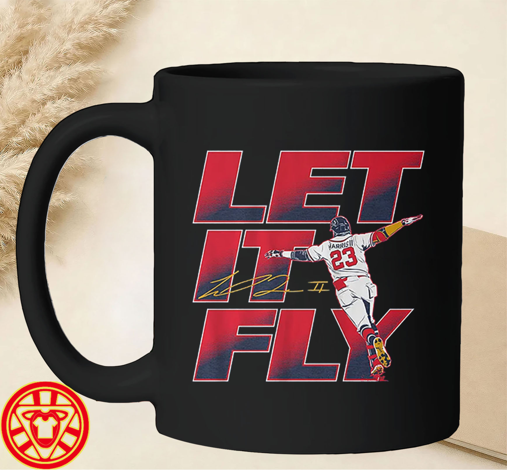 Atlanta Baseball Fly Let It Fly mug-design