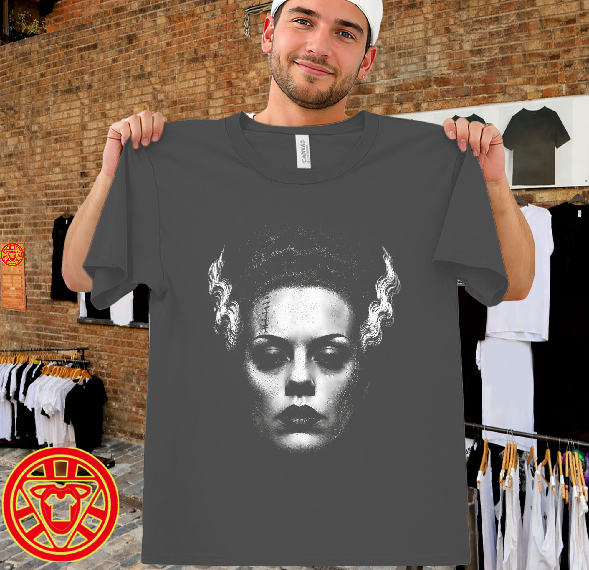 Bride of Frankenstein Halloweenen-design