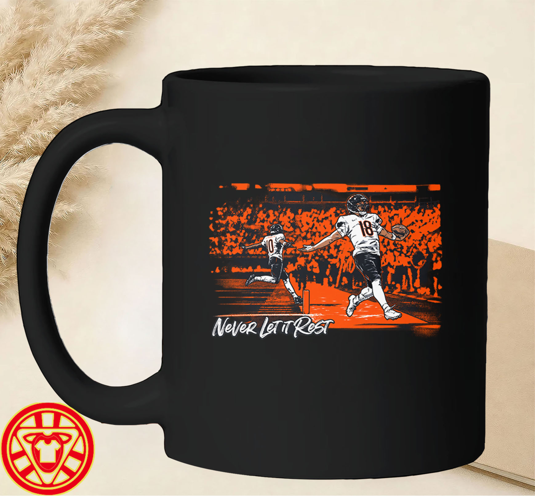 Caleb Williams & Luther Burden III Never Let It Rest-mug-design
