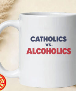 Catholics Vs Alcoholics mug-design