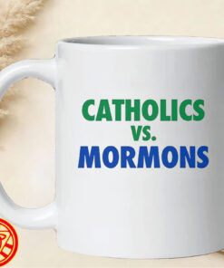 Catholics vs Mormons-mug-design