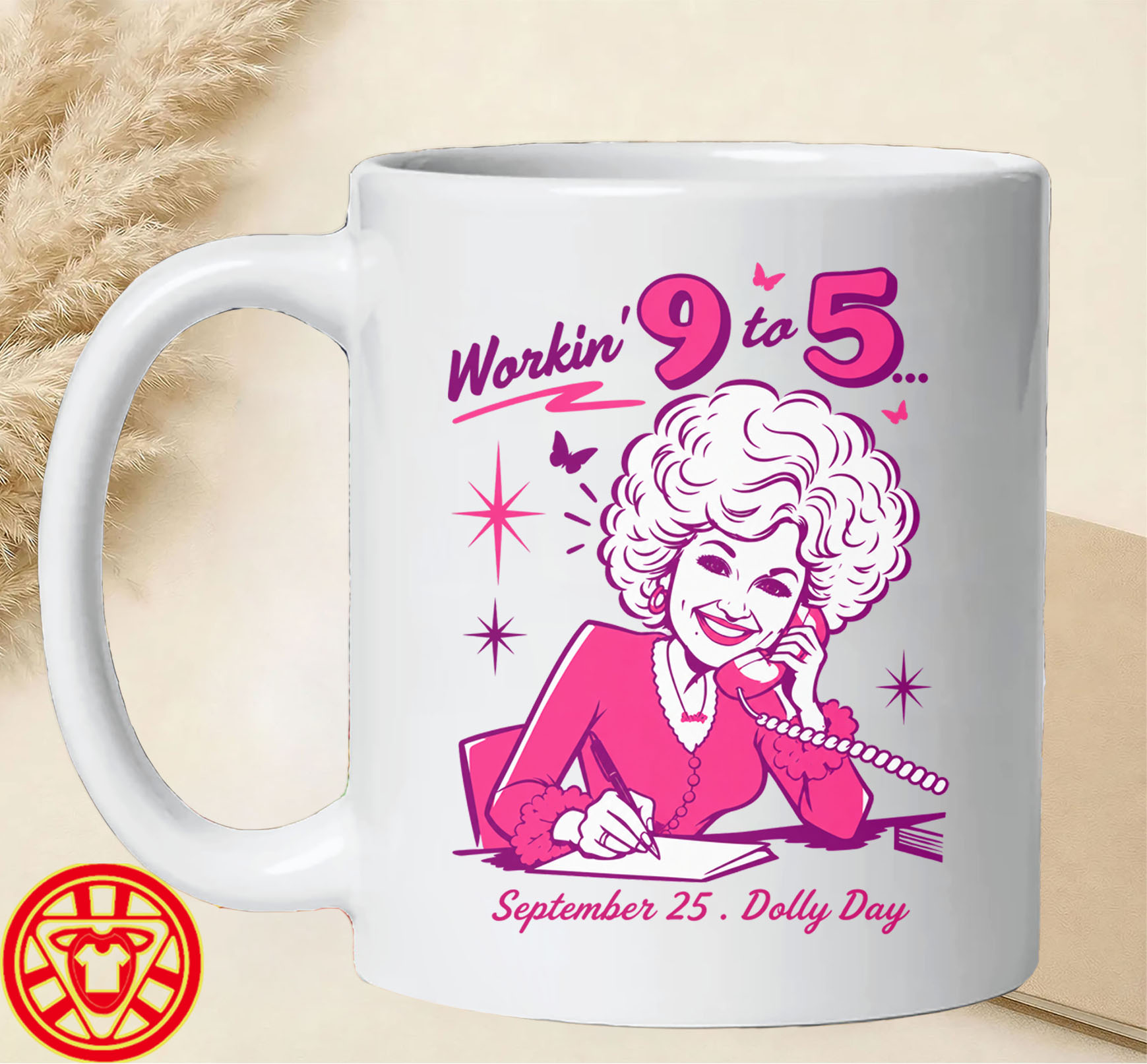 DOLLY PARTON DAY 9 TO 5 mug-design
