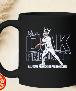 Dak Prescott Dallas Passing King mug-design