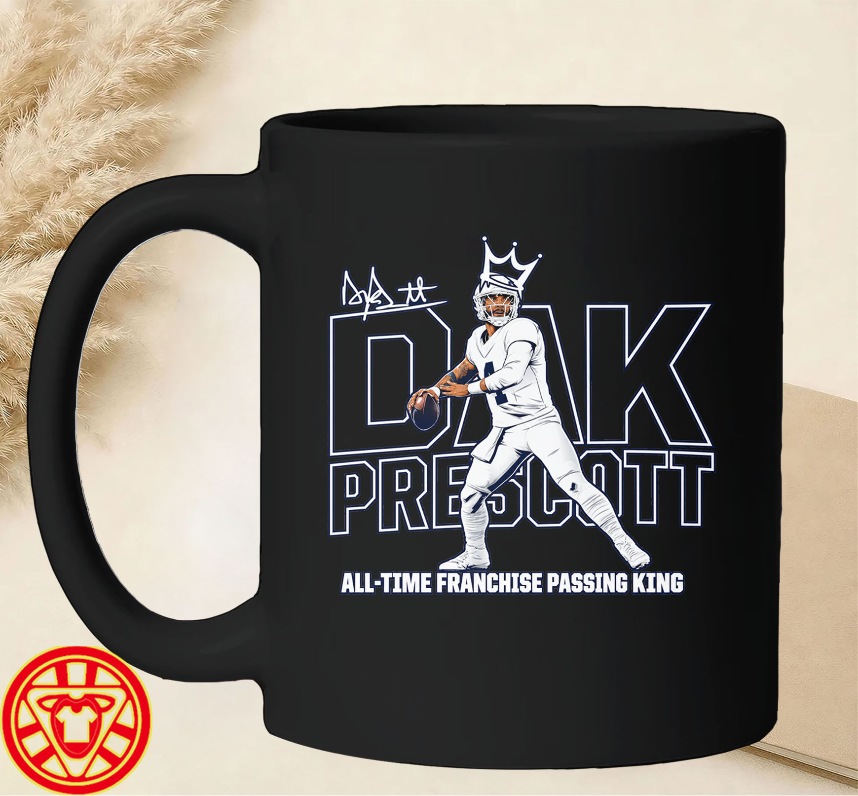 Dak Prescott Dallas Passing King mug-design