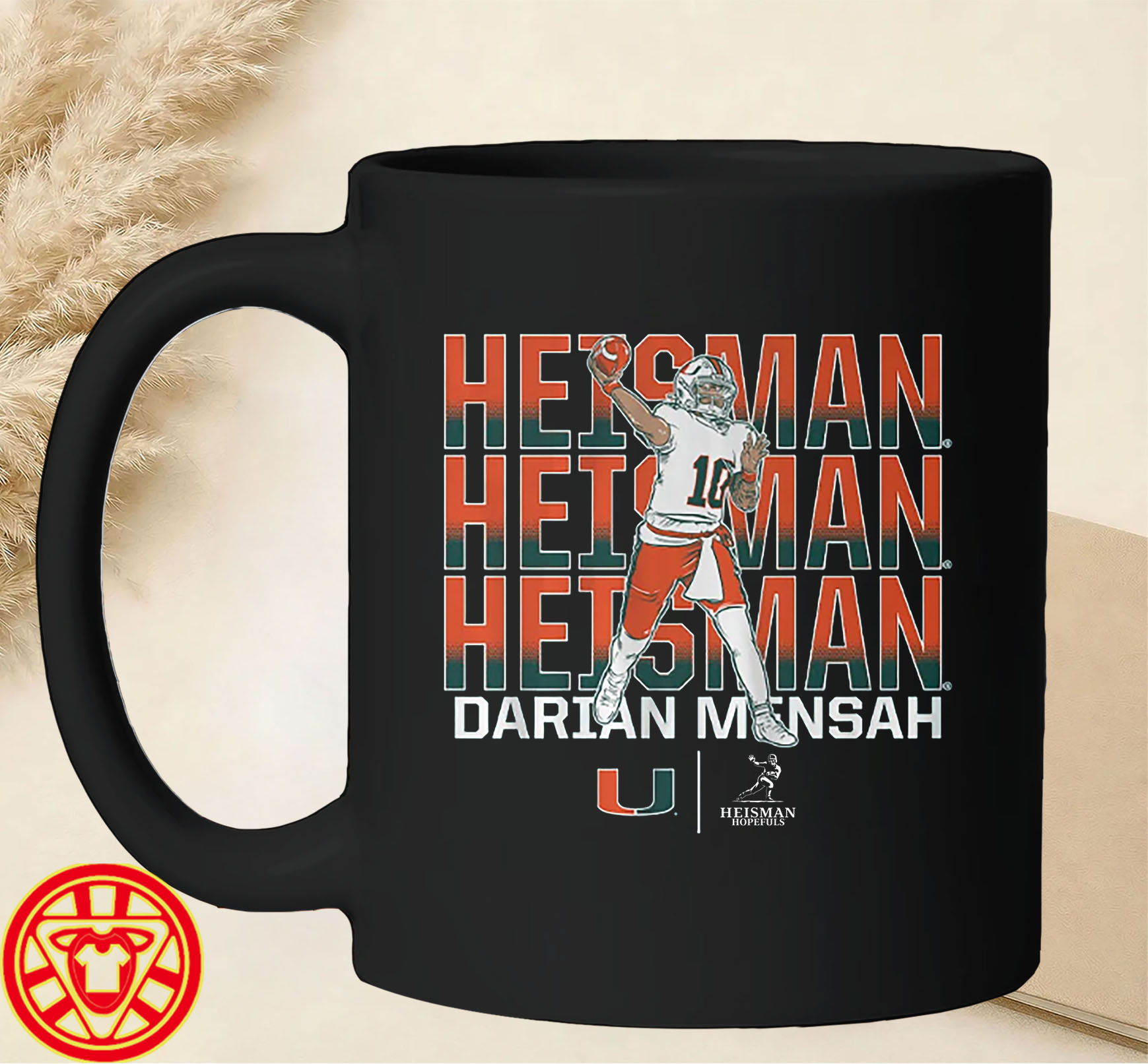 Darian Mensah Heisman Hopeful Name Pose mug-design