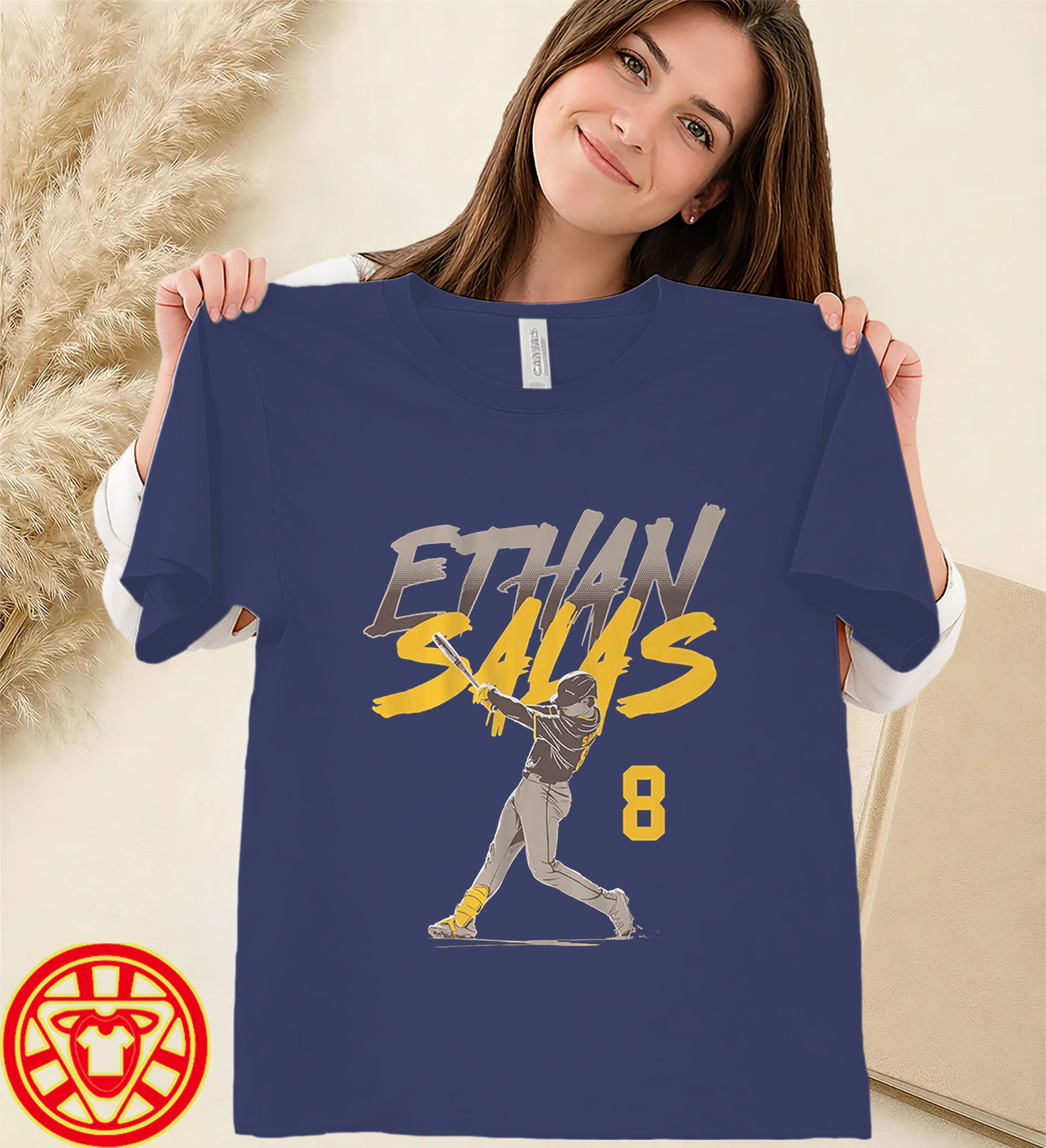 Ethan Salas Slugger Swing Number-women-design