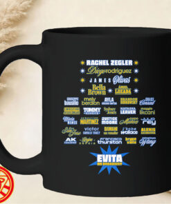 Evita On Broadway Cast mug-design