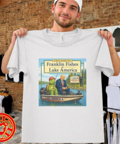 Franklin Story Fishes At Lake America-men-design