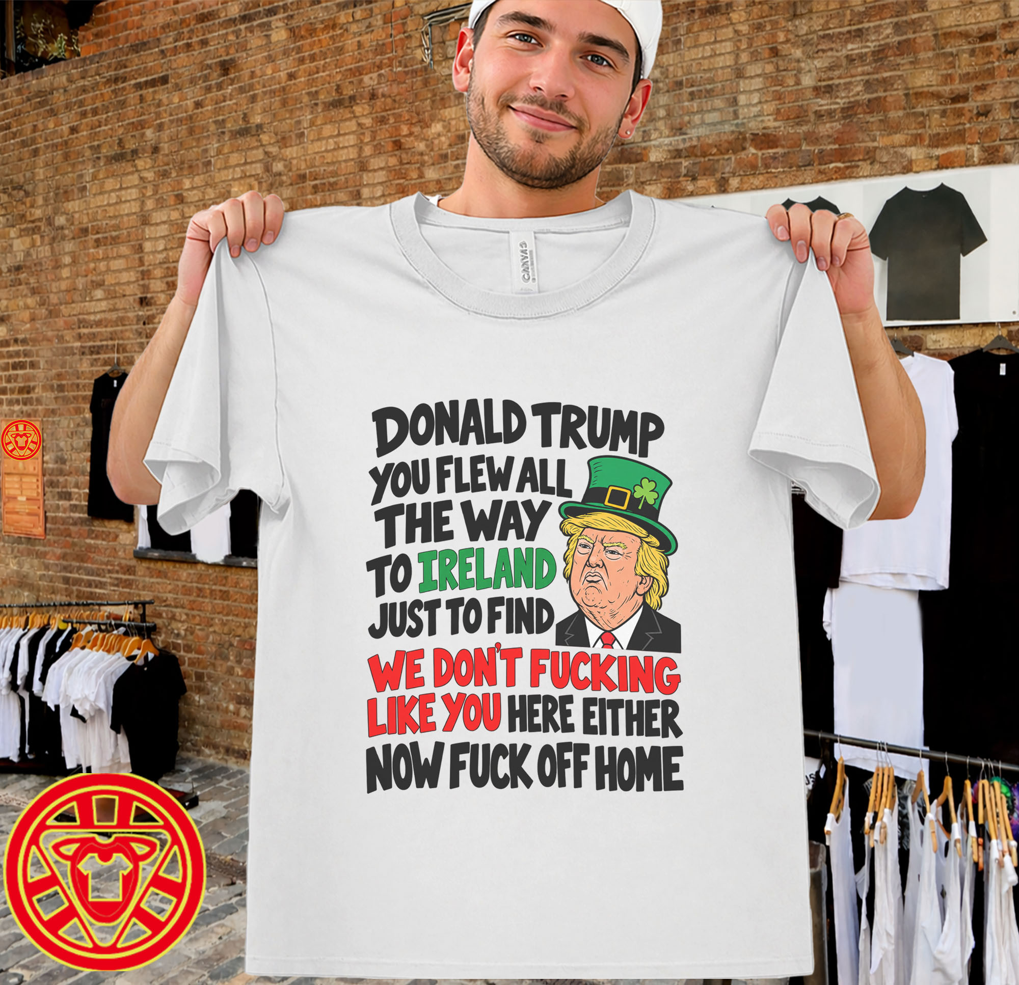 Fuck Off Hom Donald Trump-men-design