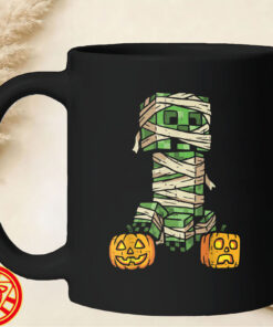 Halloween Gamer Pixel Monster Mummy Gaming mug-design