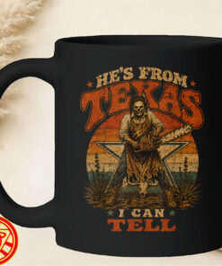 Horror He's From Texas I Can Tell-mug-design