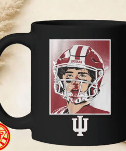 Indiana Football Josh Hoover Bloody Face mug-design