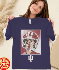 Indiana Football Josh Hoover Bloody Face women-design