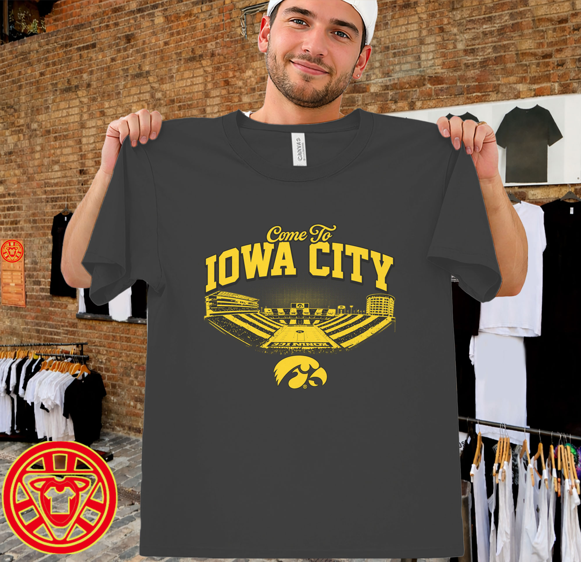 Iowa Football Come To Iowa City men-design