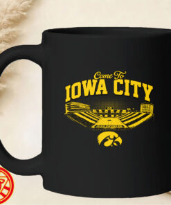Iowa Football Come To Iowa City mug-design