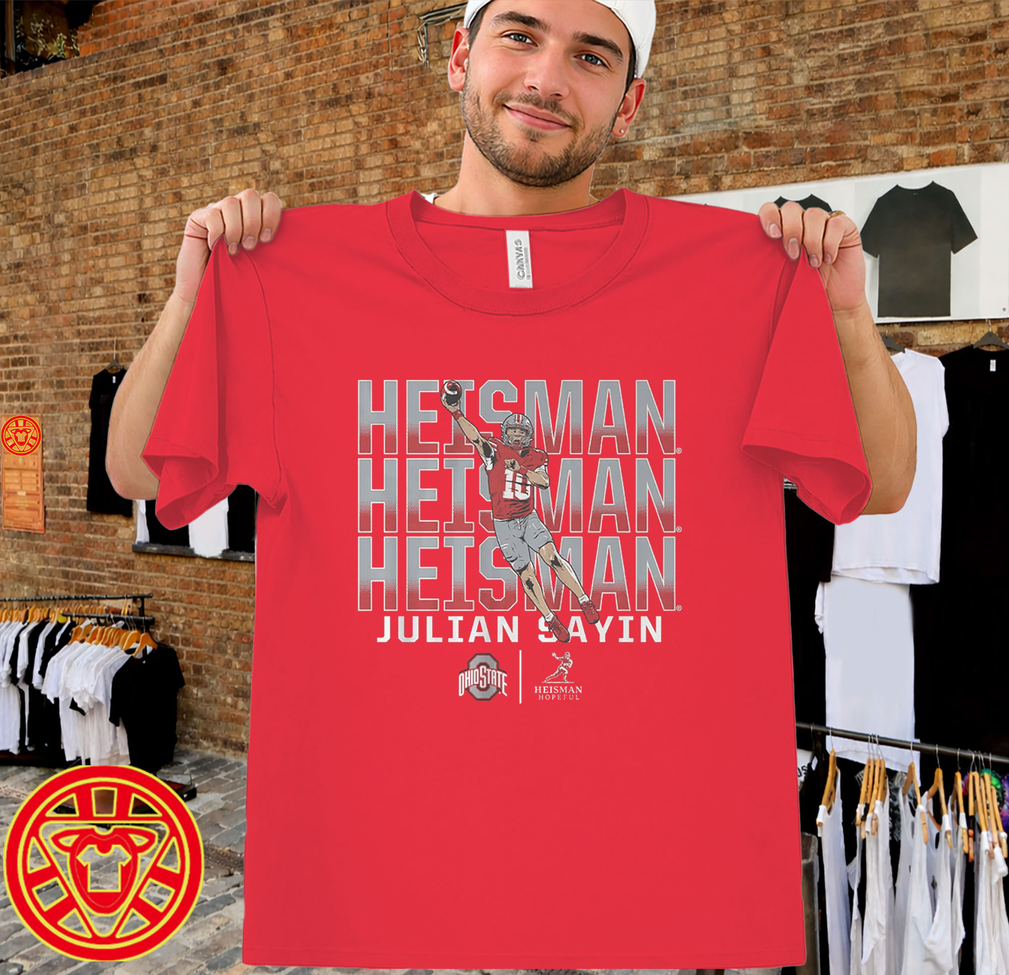 Julian Sayin Heisman Hopeful Name Pose men-design