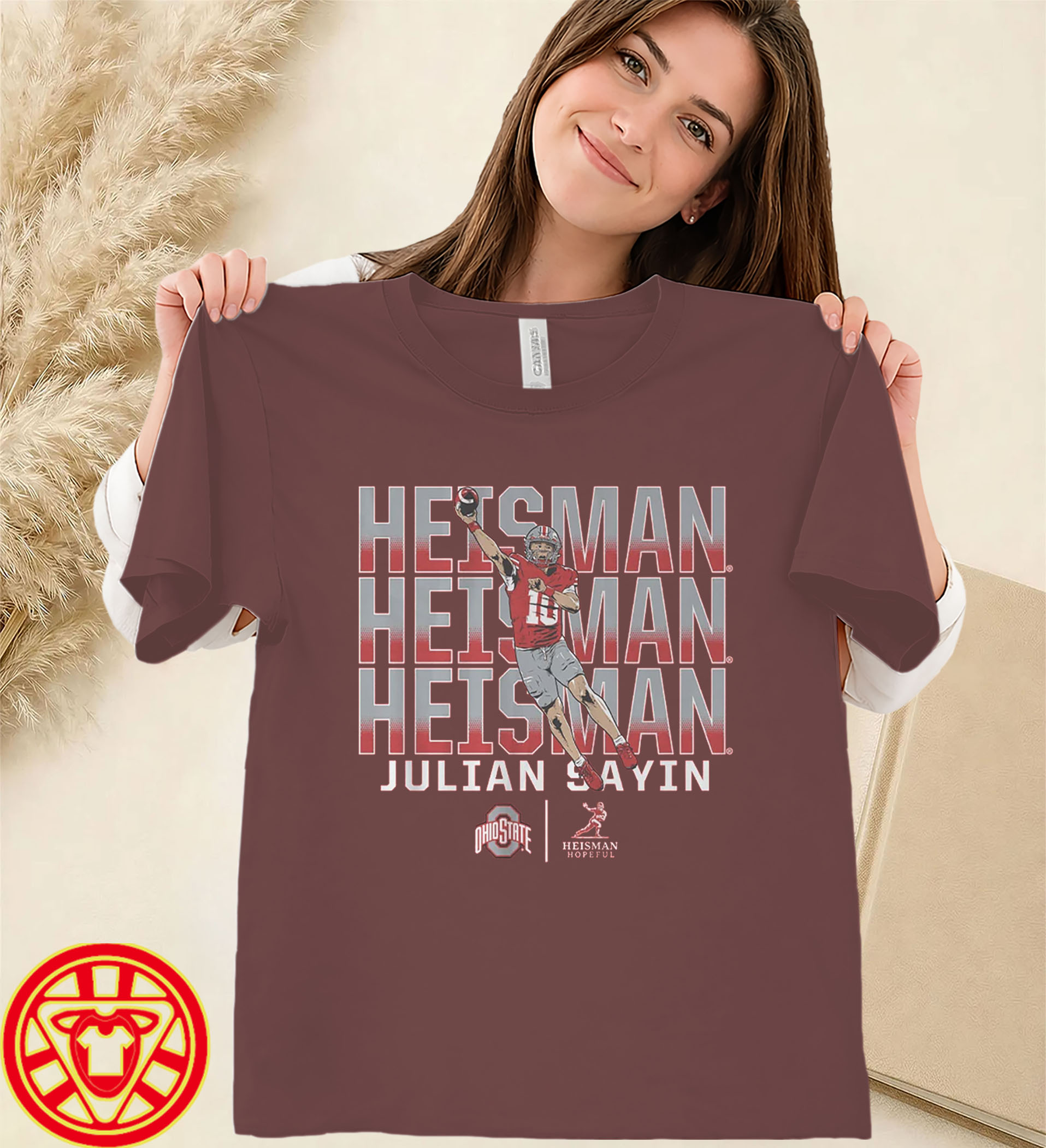 Julian Sayin Heisman Hopeful Name Pose-women-design