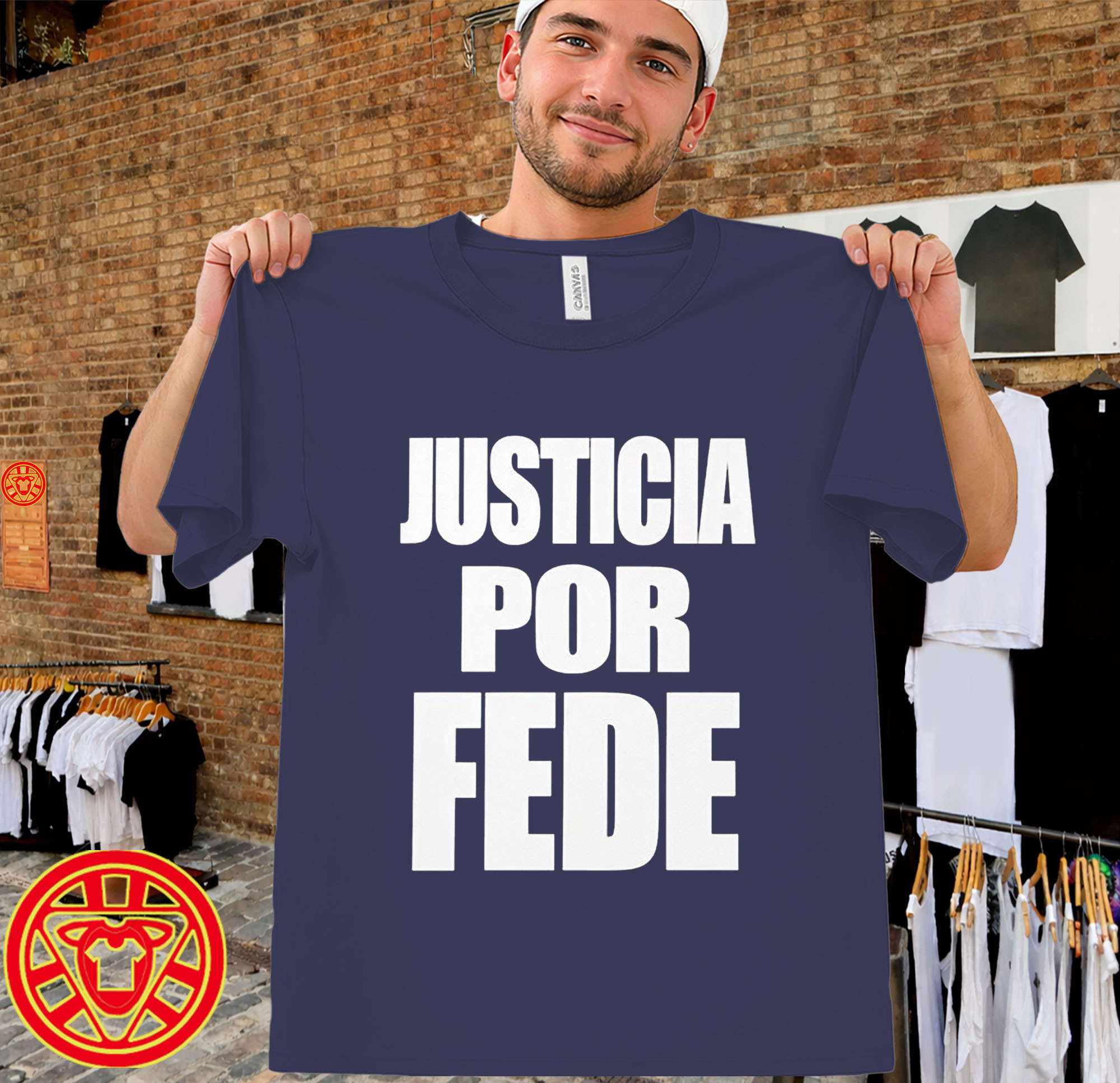 Justicia por Fede tribute social justice-men-design