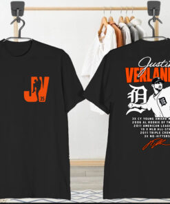 Justin Verlander Detroit Tigers 2026 Black-Fron