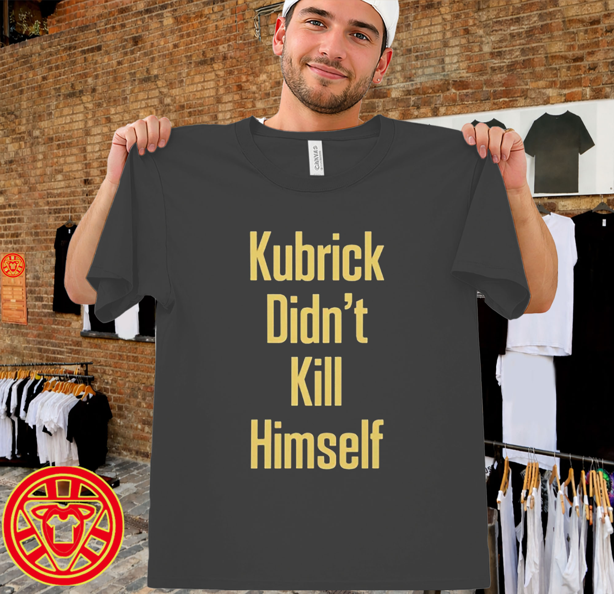 Kubrick Didn't Kill Himself men-design