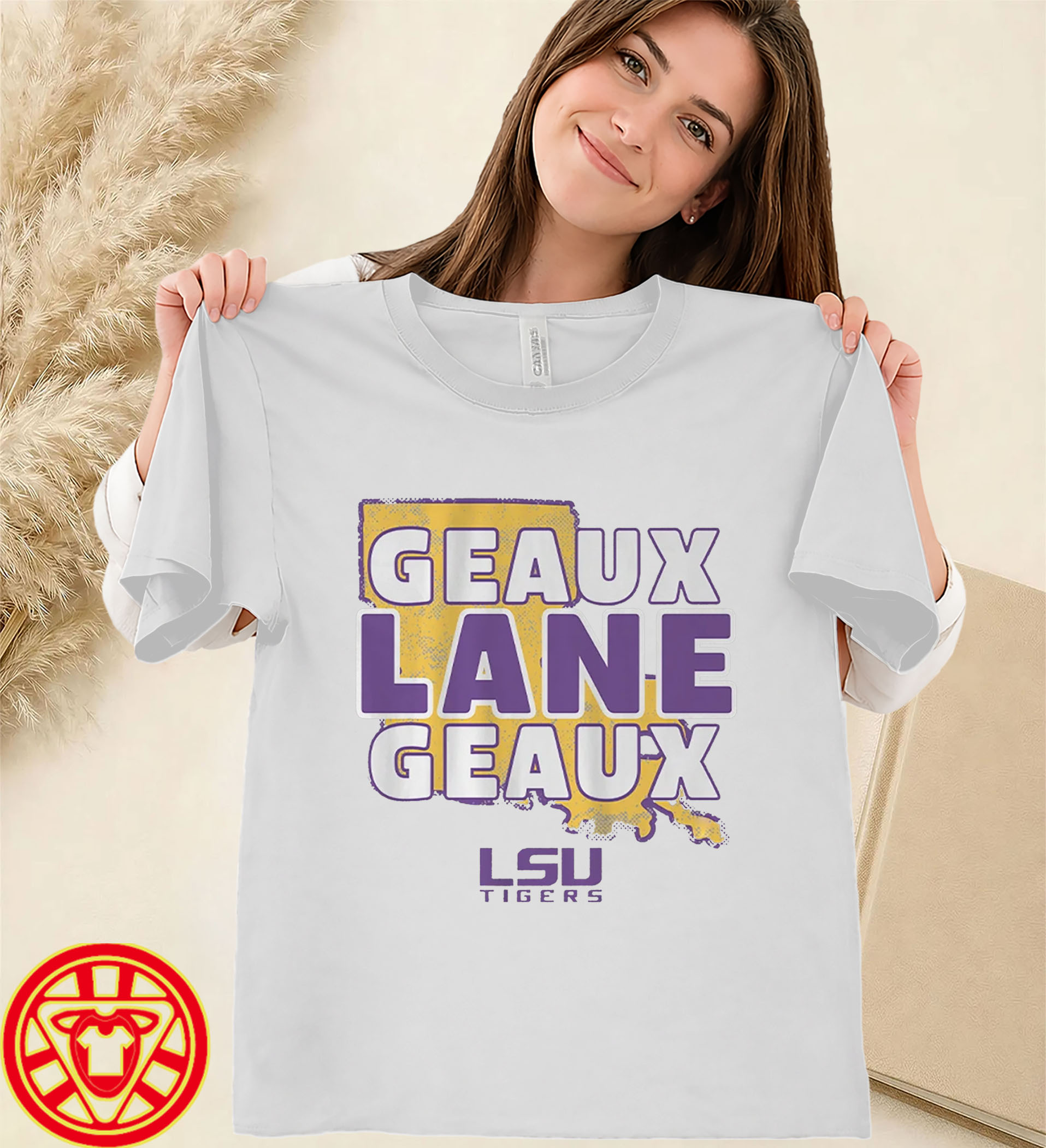 LSU Football Geaux Lane Geaux-women-design