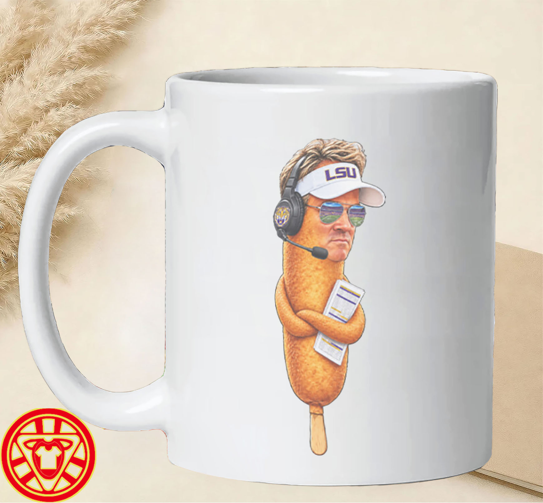 Lane Kiffin Corndog mug-design