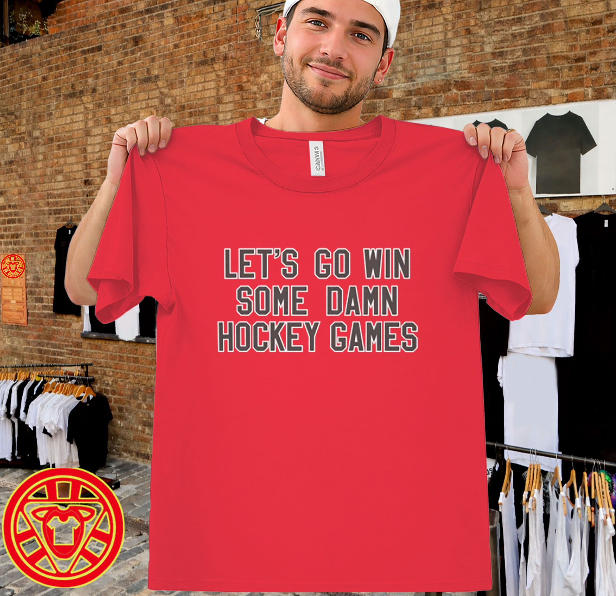 Let's Go Win Some Damn Hockey Games men-design