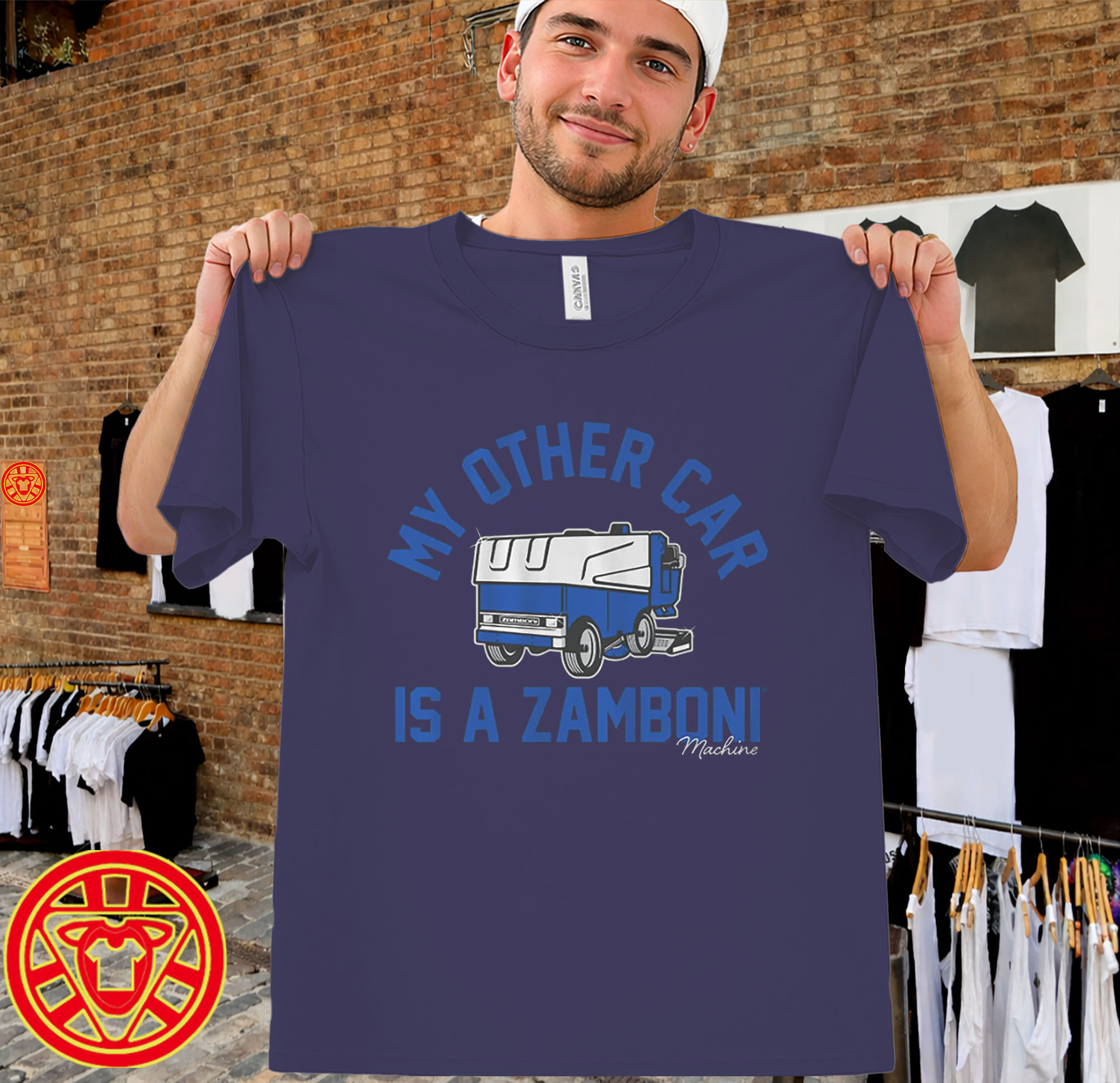 My Other Car Is A Zamboni men-design