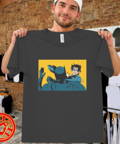 Nightwing Slaps Batman-men-design