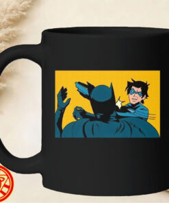 Nightwing Slaps Batman-mug-design