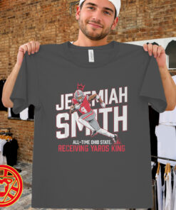 Ohio State Football Jeremiah Smith All-Time Receiving Yards Record men-design