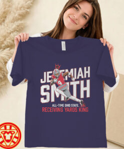 Ohio State Football Jeremiah Smith All-Time Receiving Yards Record women-design