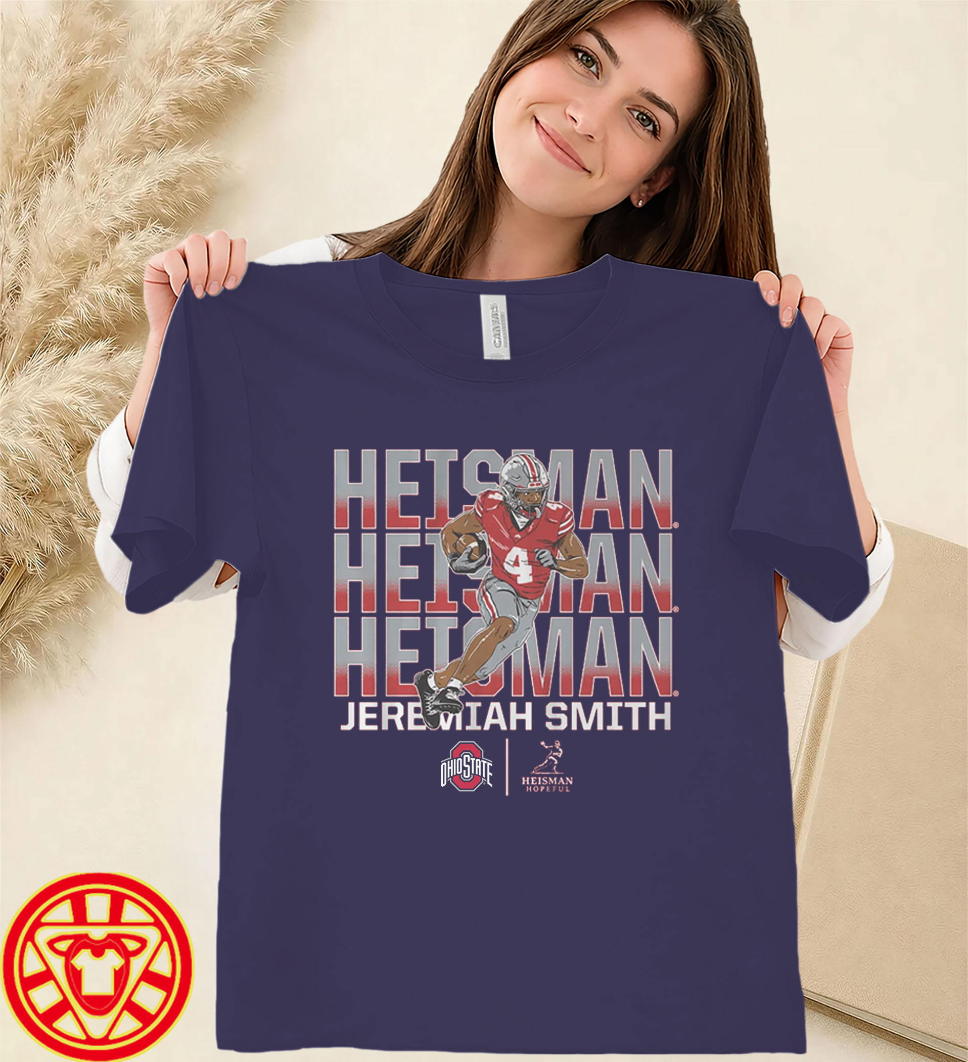 Ohio State Football Jeremiah Smith Heisman-women-design
